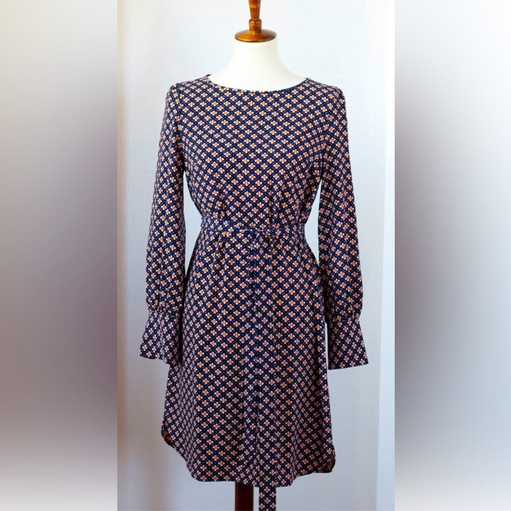Navy loft dress